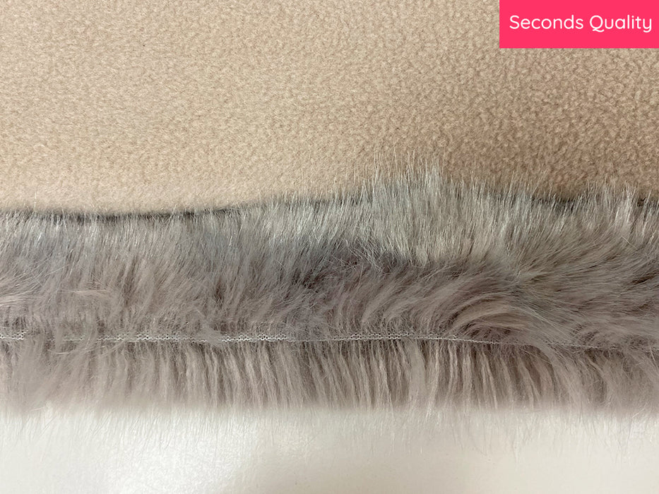Faux-Fur Dog Blanket - Medium - Lilac Rabbit - Seconds Quality