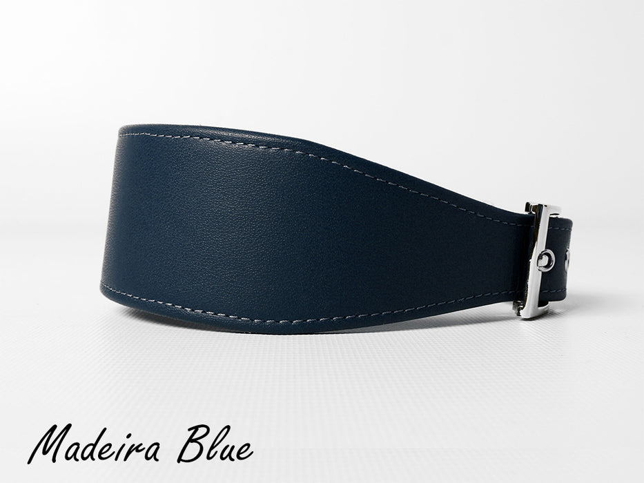 Sighthound Dog Collar - Leather Whippet Collar 