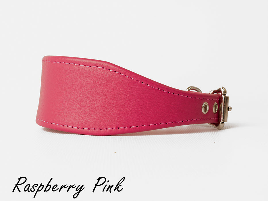 Sighthound Dog Collar - Leather Greyhound Collar 